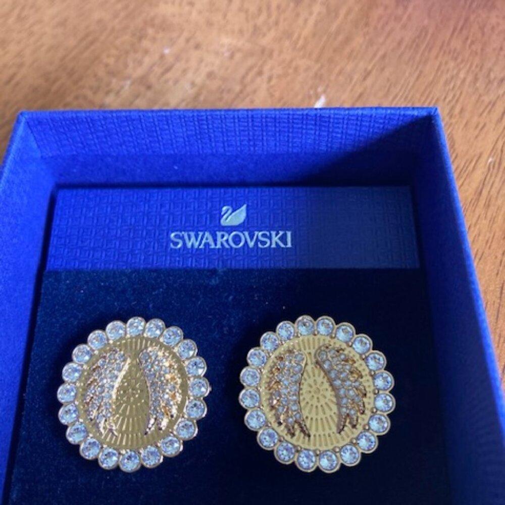 Swarovski Angel Wing earrings - NWT